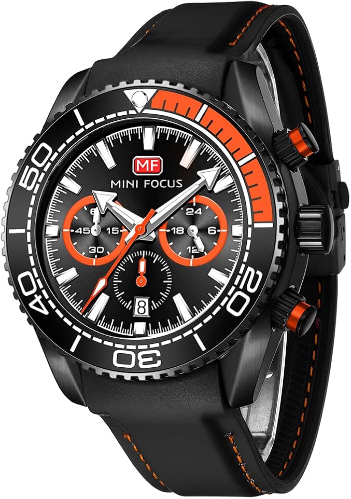 AIMES Mens Watches Military Sport Waterproof Chronograph Watch Luminous Silicon Strap Casual Watches for Men Fashion Analog Quartz Business Wrist Watch Clock - Image 21