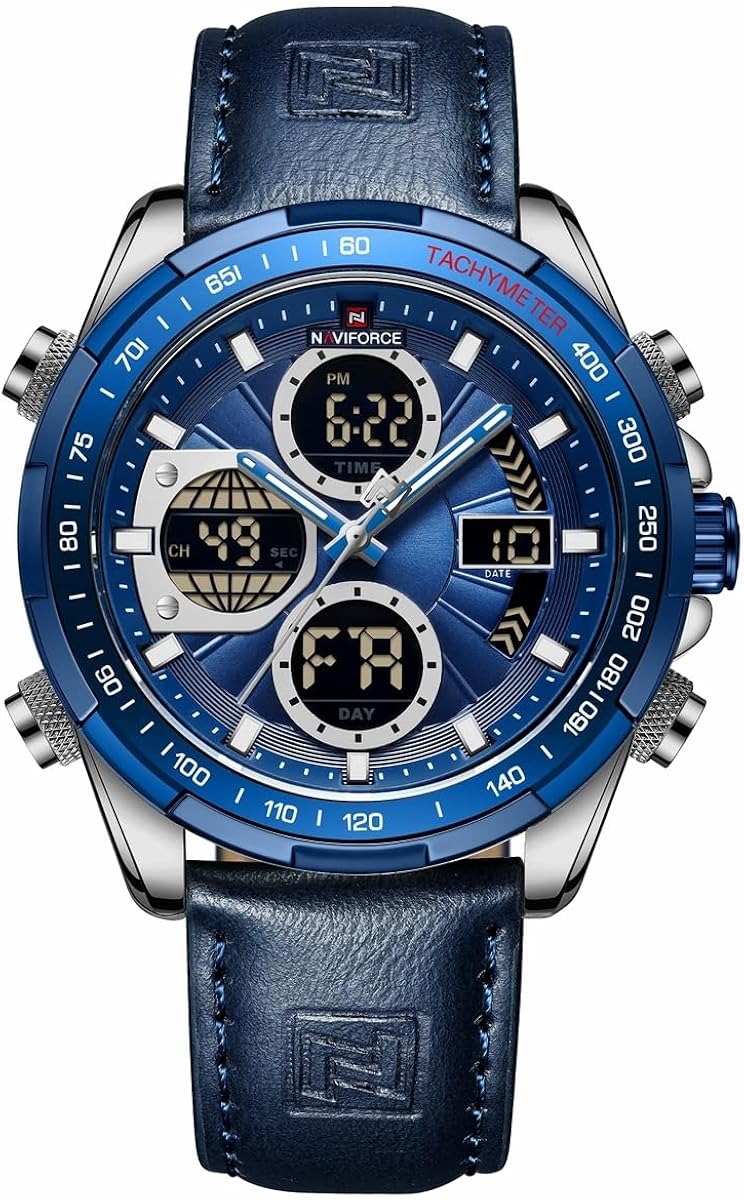 AIMES Mens Watches Military Sport Waterproof Chronograph Watch Luminous Silicon Strap Casual Watches for Men Fashion Analog Quartz Business Wrist Watch Clock - Image 24