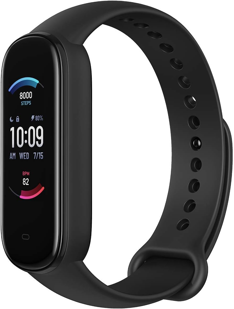 Amazfit Band 5 Activity Fitness Tracker with Alexa Built-in, 15-Day Battery Life, Blood Oxygen, Heart Rate, Sleep & Stress Monitoring, 5 ATM Water Resistant, Fitness Watch for Men Women Kids, Black - Image 8