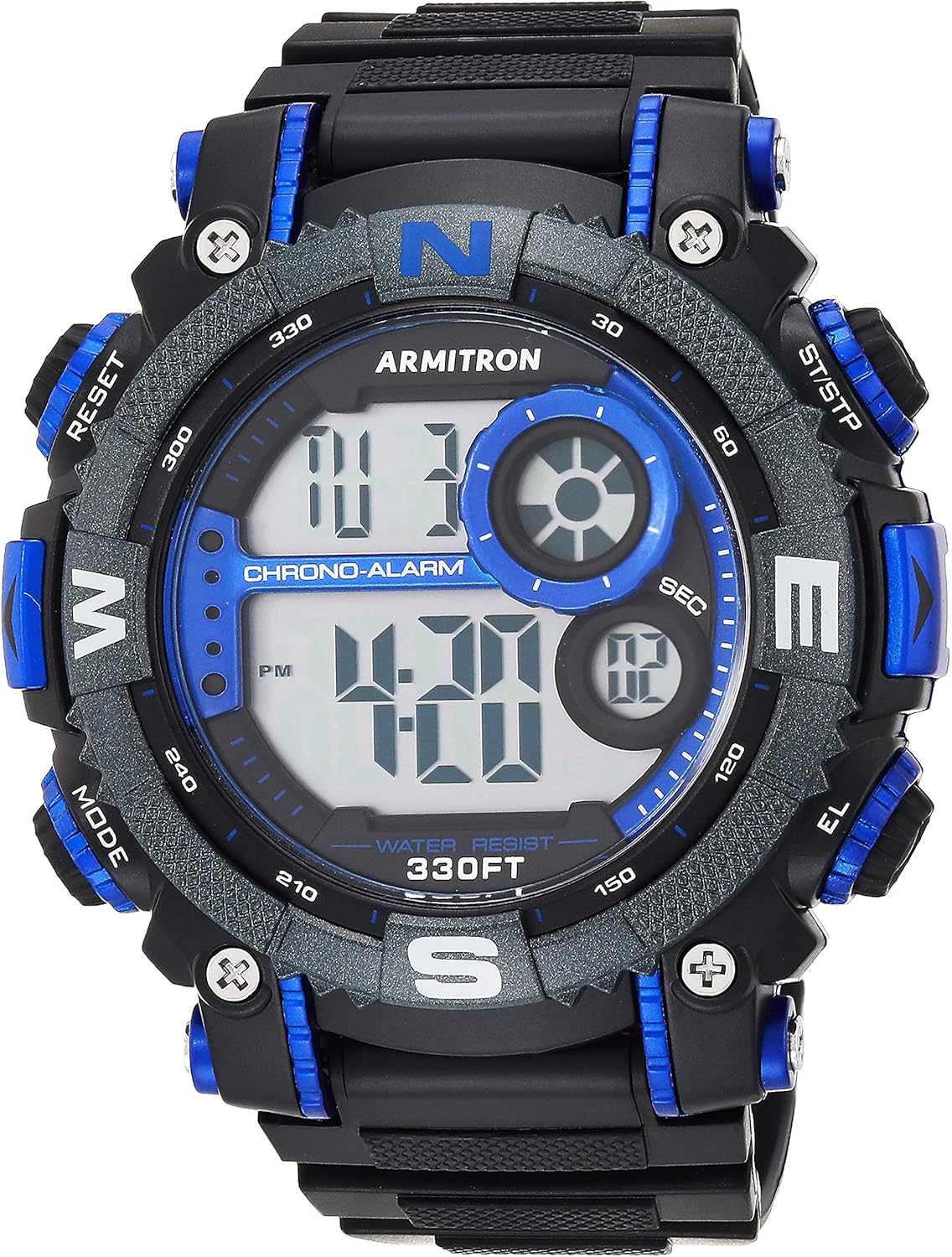 Armitron Sport Men's Digital Chronograph Resin Strap Watch, 40\/8284 - Image 7