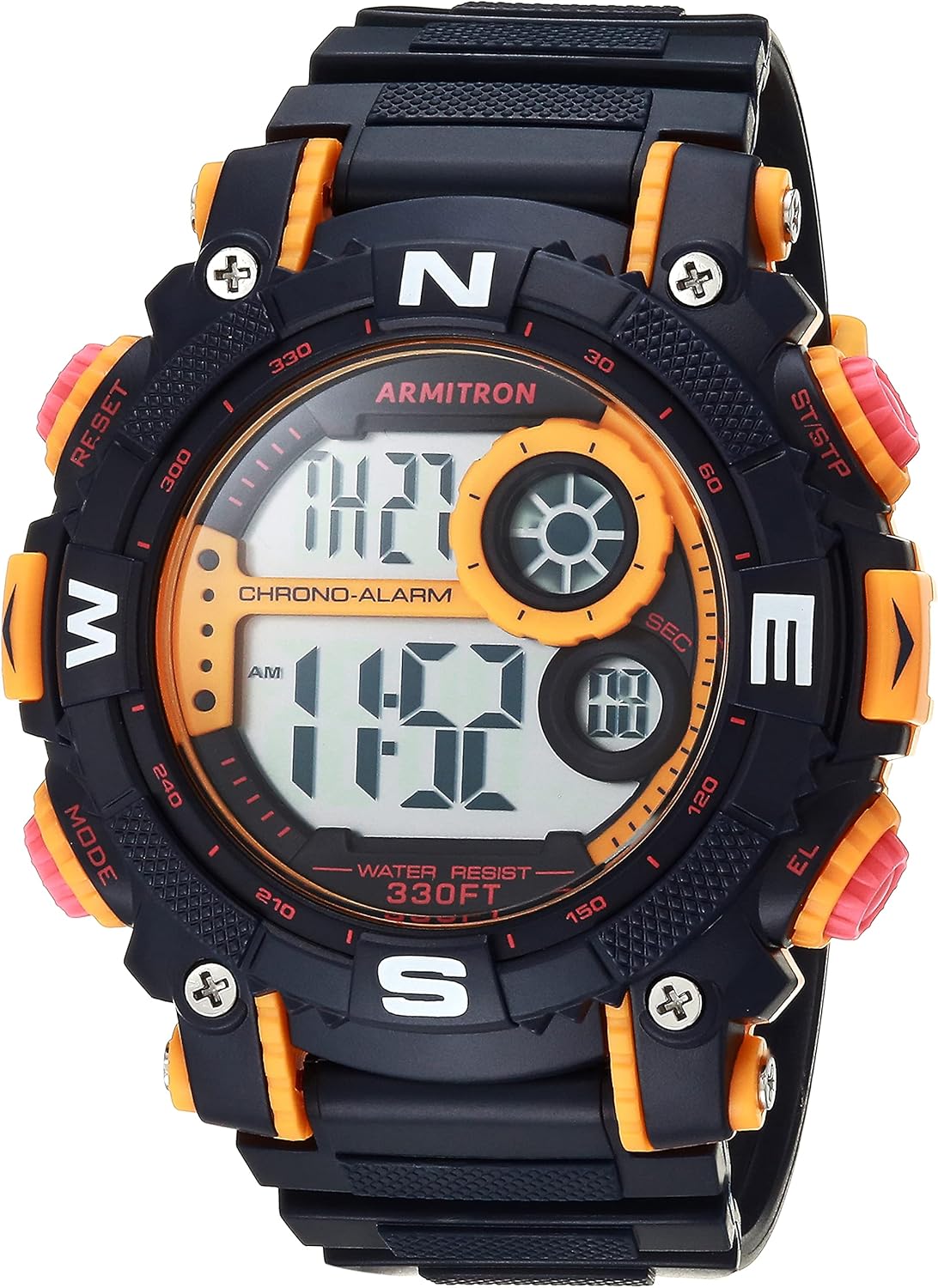 Armitron Sport Men's Digital Chronograph Resin Strap Watch, 40\/8284 - Image 8