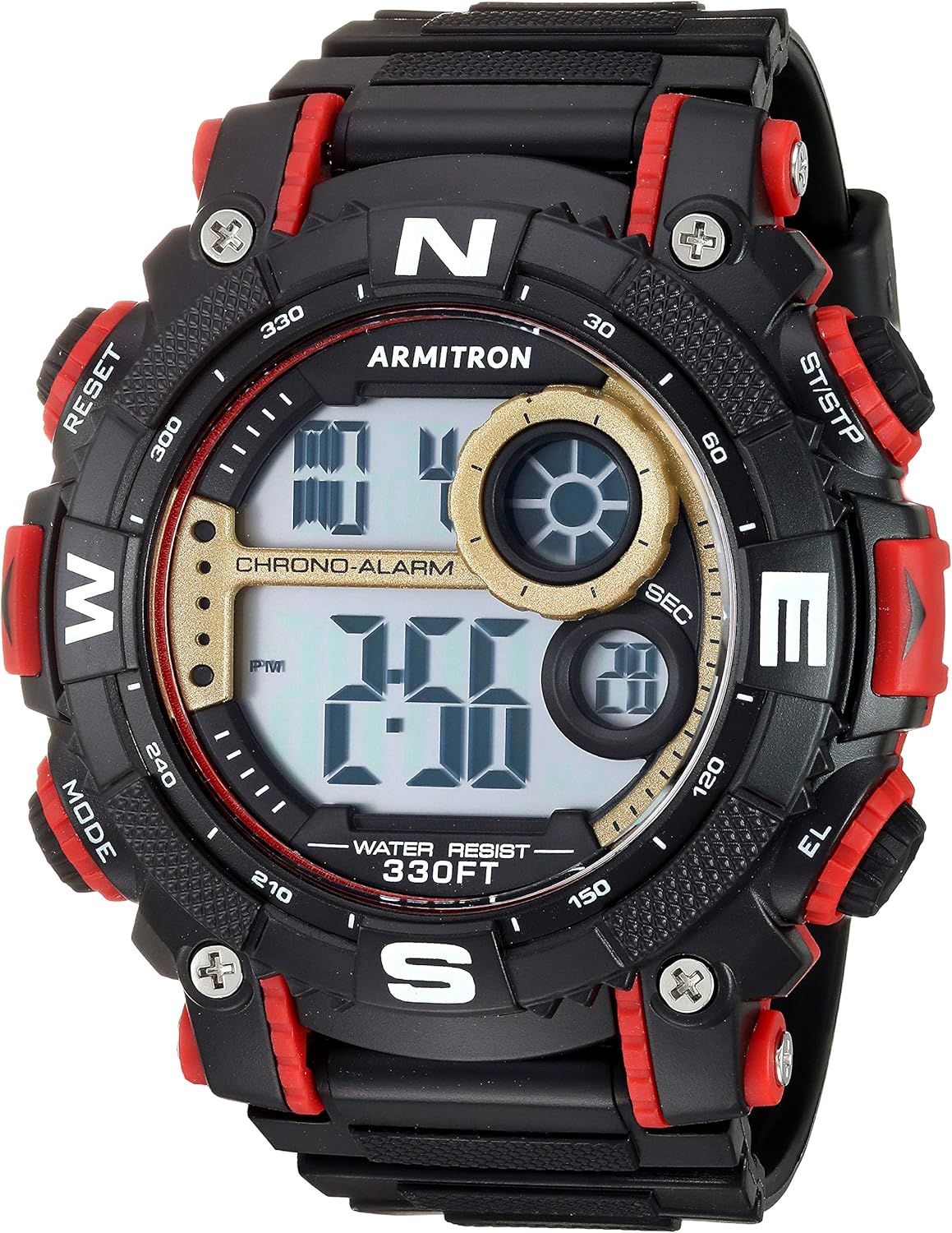 Armitron Sport Men's Digital Chronograph Resin Strap Watch, 40\/8284 - Image 10