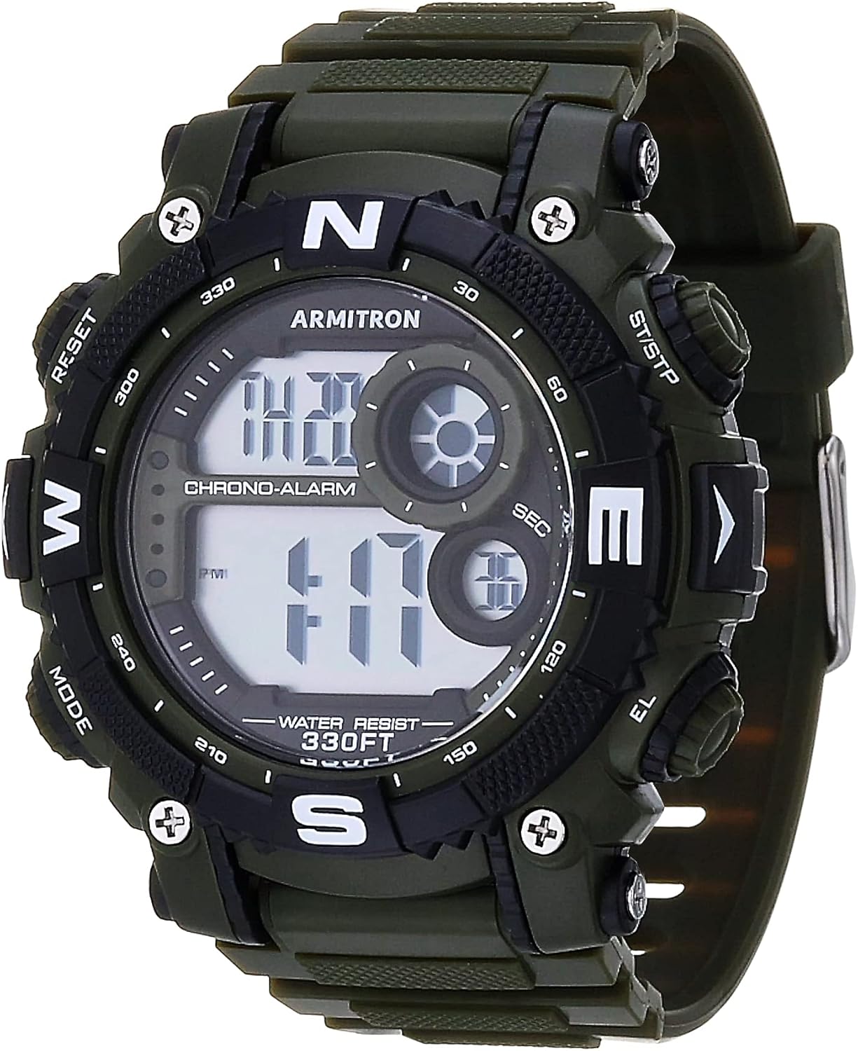 Armitron Sport Men's Digital Chronograph Resin Strap Watch, 40\/8284 - Image 11