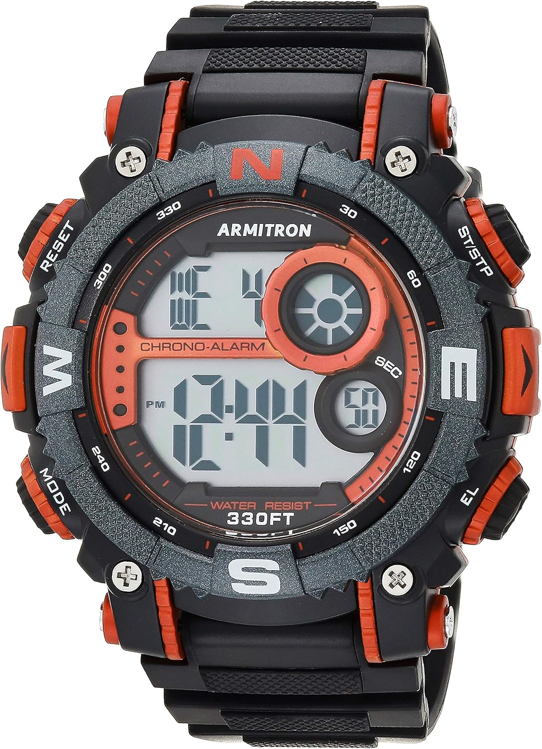 Armitron Sport Men's Digital Chronograph Resin Strap Watch, 40\/8284 - Image 12