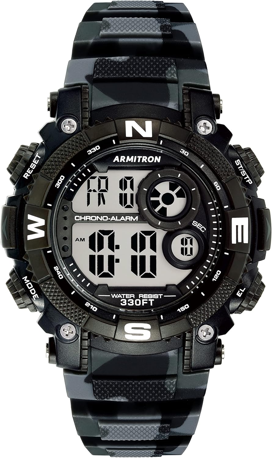 Armitron Sport Men's Digital Chronograph Resin Strap Watch, 40\/8284 - Image 9