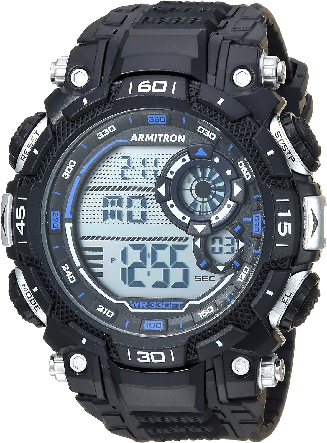 Armitron Sport Men's Digital Chronograph Resin Strap Watch, 40\/8397 - Image 13