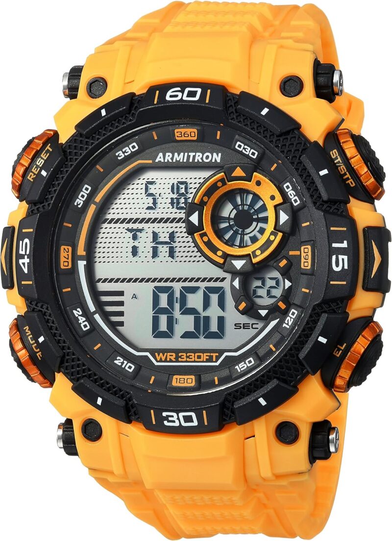 Armitron Sport Men's Digital Chronograph Resin Strap Watch, 40\/8397