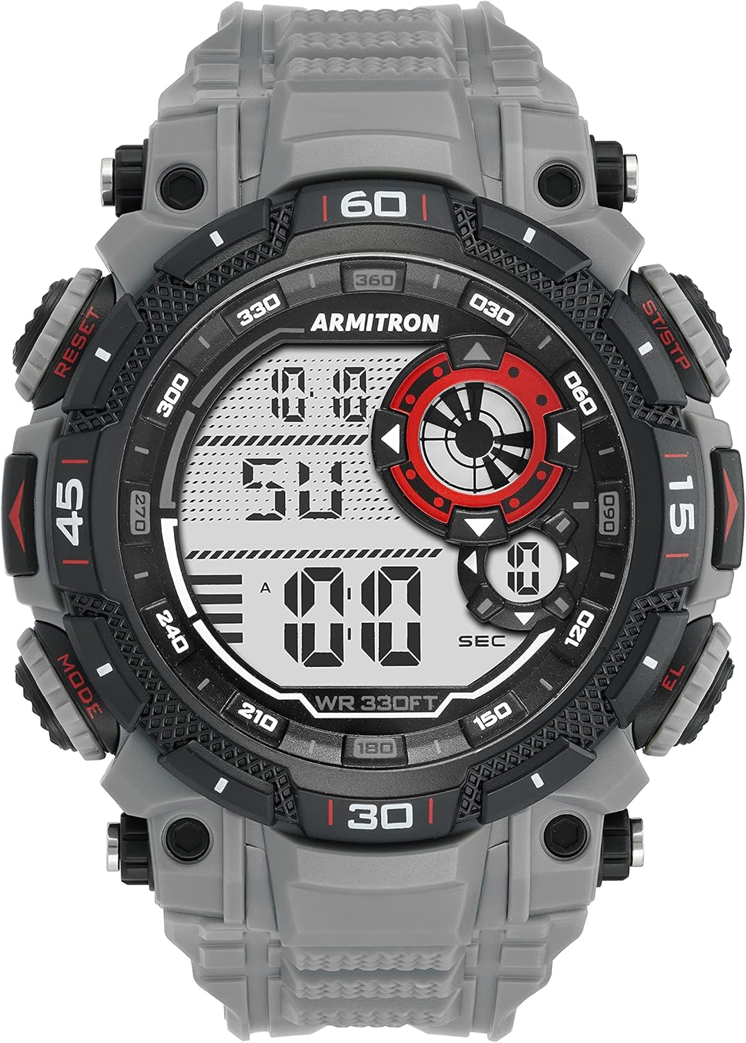 Armitron Sport Men's Digital Chronograph Resin Strap Watch, 40\/8397 - Image 10
