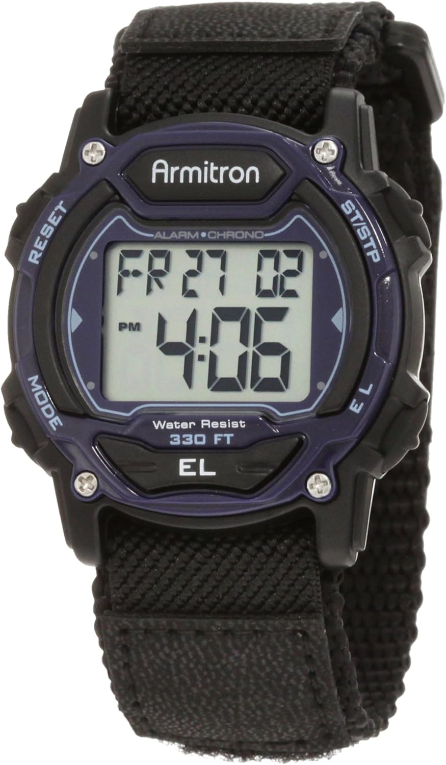 Armitron Sport Unisex Digital Chronograph Nylon Strap Watch, 45\/7004 - Image 9