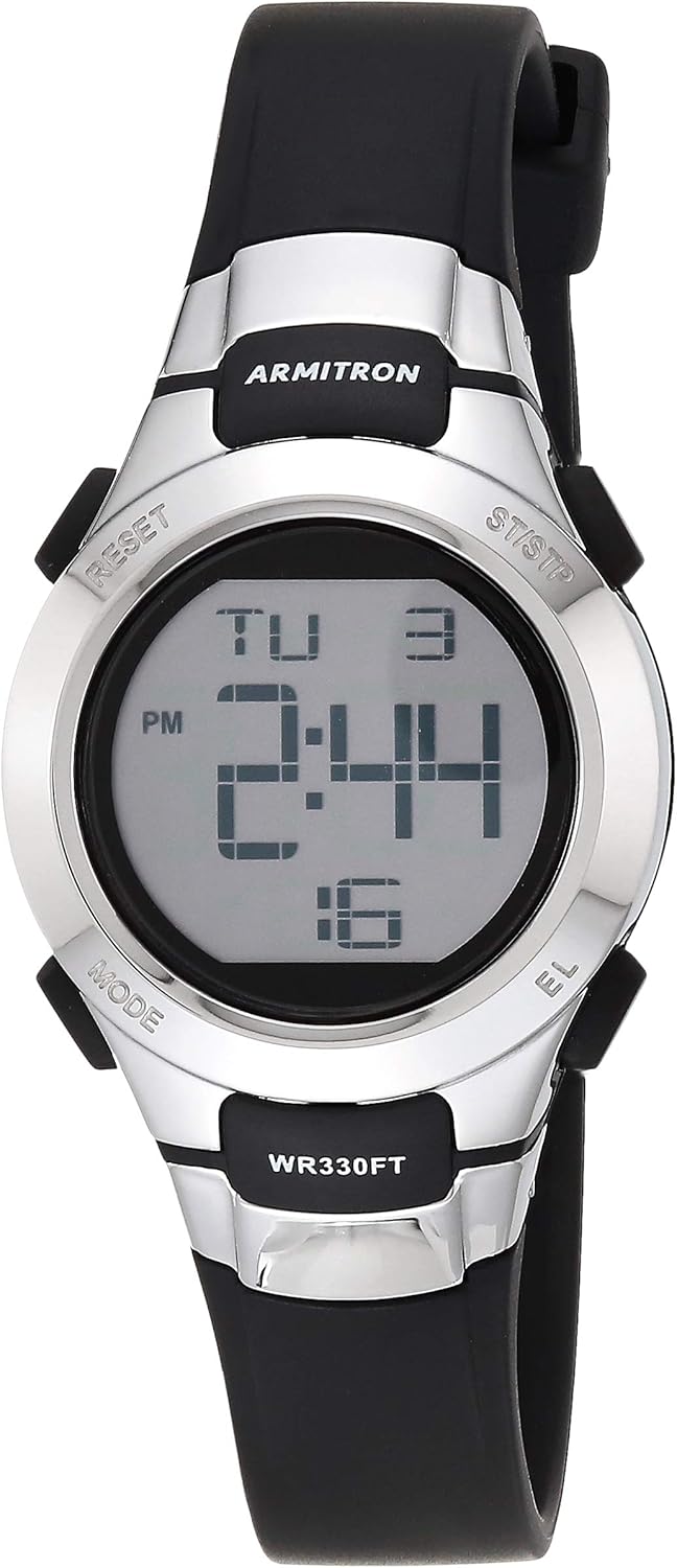Armitron Sport Women's 45\/7012 Digital Chronograph Resin Strap Watch