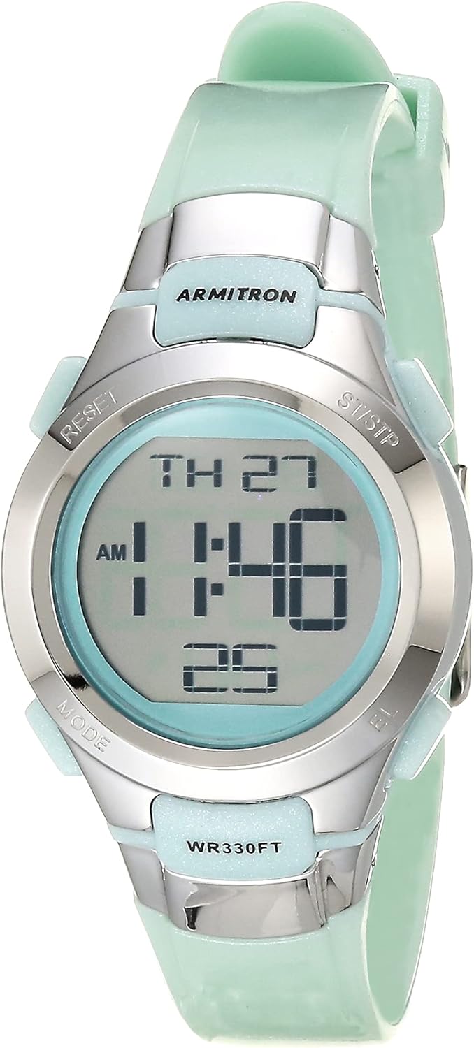 Armitron Sport Women's 45\/7012 Digital Chronograph Resin Strap Watch - Image 8