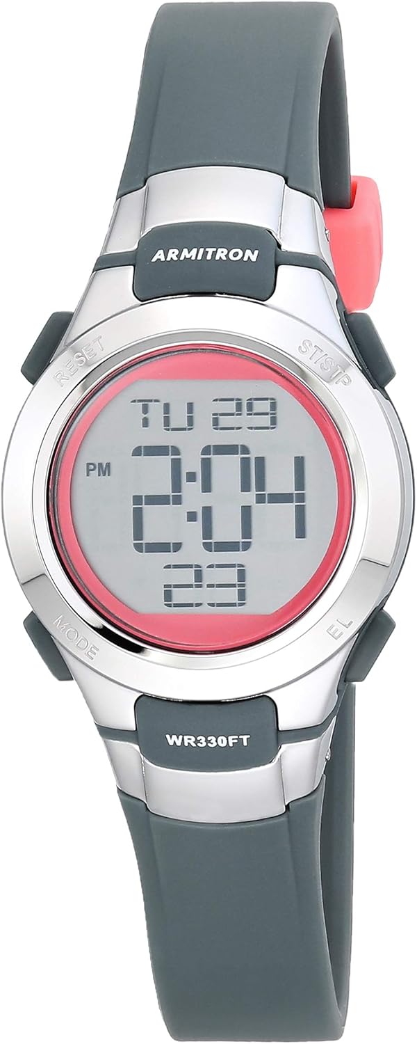 Armitron Sport Women's 45\/7012 Digital Chronograph Resin Strap Watch - Image 11