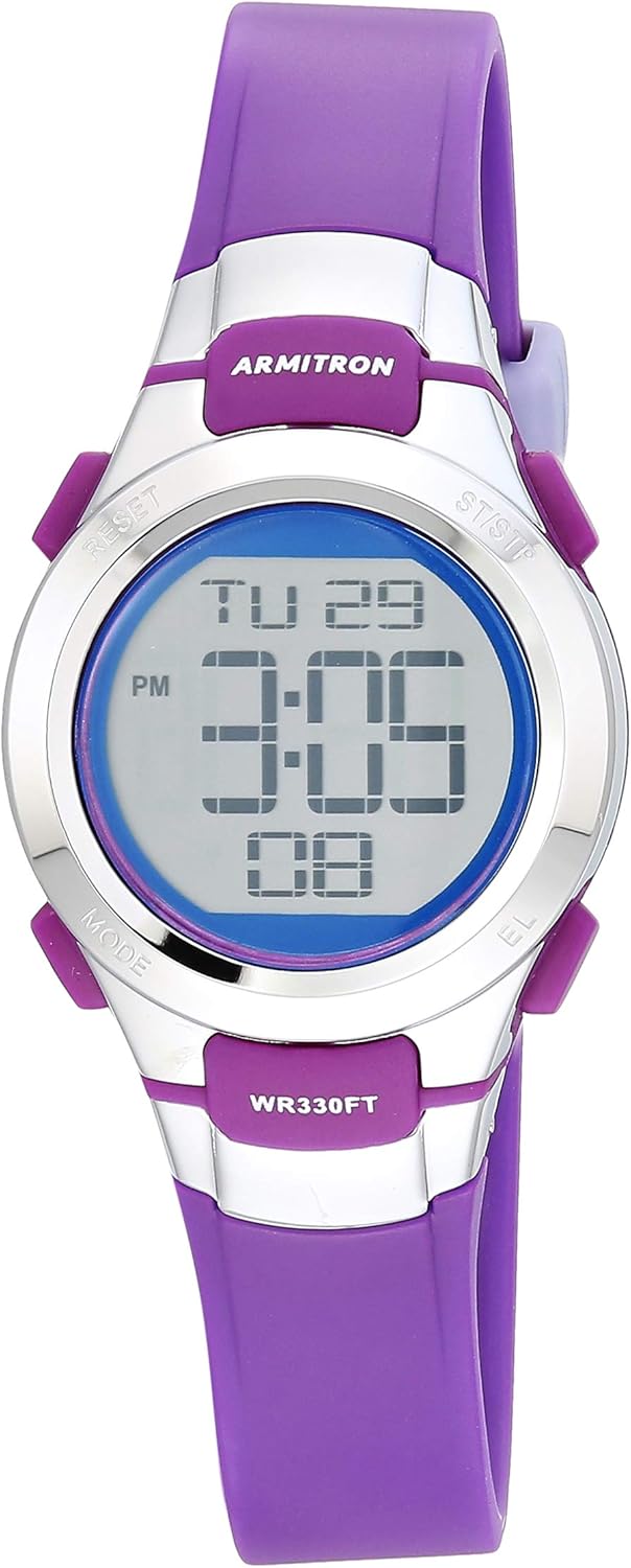 Armitron Sport Women's 45\/7012 Digital Chronograph Resin Strap Watch - Image 13