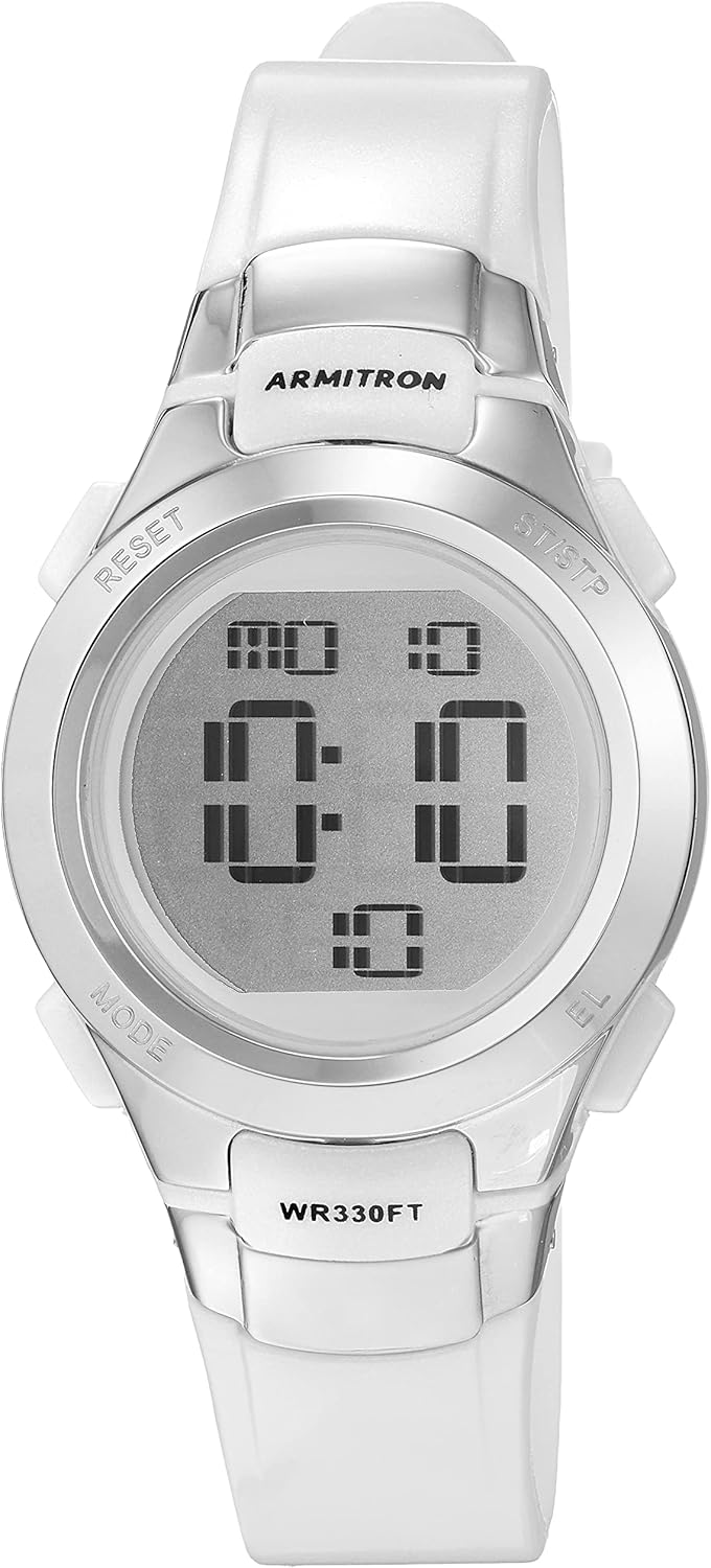 Armitron Sport Women's 45\/7012 Digital Chronograph Resin Strap Watch - Image 10