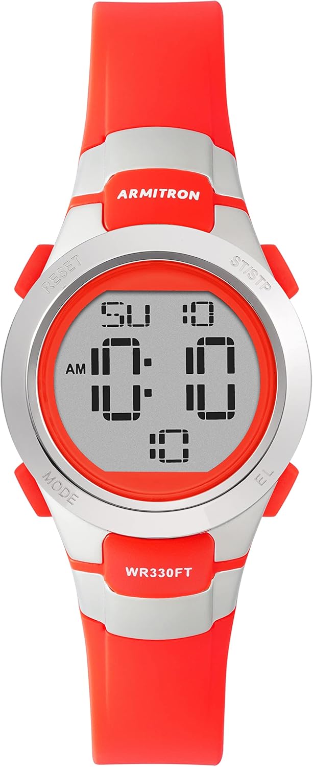 Armitron Sport Women's 45\/7012 Digital Chronograph Resin Strap Watch - Image 12