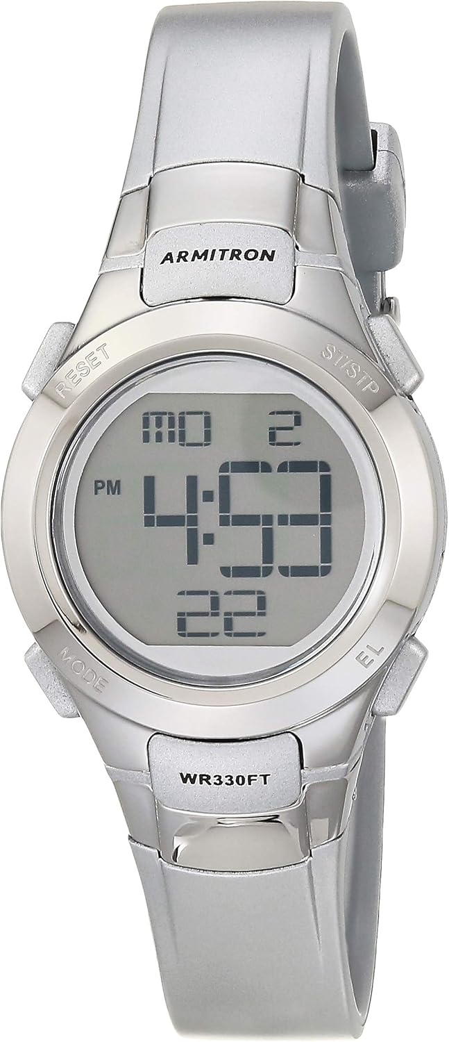 Armitron Sport Women's 45\/7012 Digital Chronograph Resin Strap Watch - Image 9