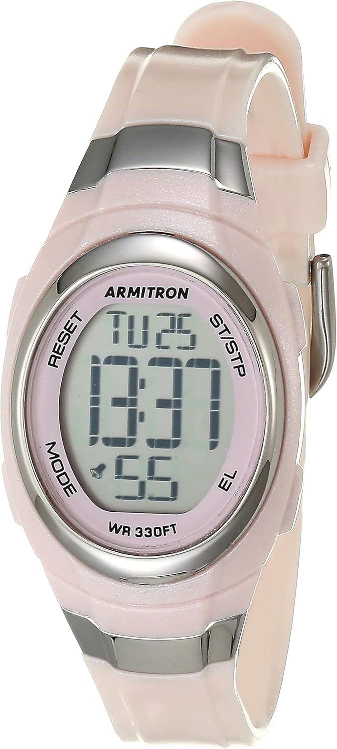 Armitron Sport Women's Digital Chronograph Resin Strap Watch, 45\/7034 - Image 8
