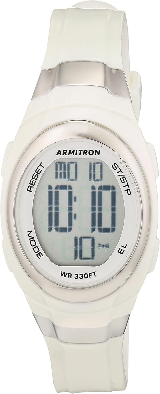 Armitron Sport Women's Digital Chronograph Resin Strap Watch, 45\/7034 - Image 12