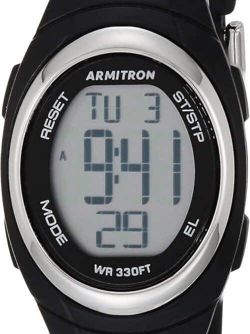 Armitron Sport Women's Digital Chronograph Resin Strap Watch, 45\/7034