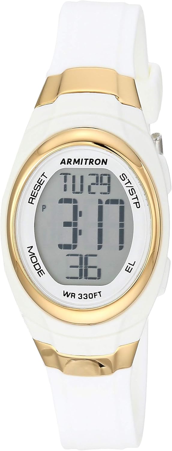 Armitron Sport Women's Digital Chronograph Resin Strap Watch, 45\/7034 - Image 13
