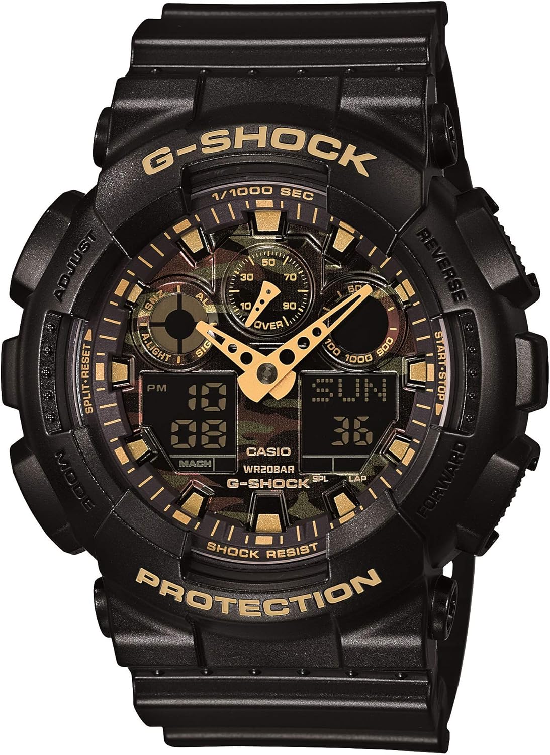 Casio Men's GA-100 XL Series G-Shock Quartz 200M WR Shock Resistant Watch - Image 4