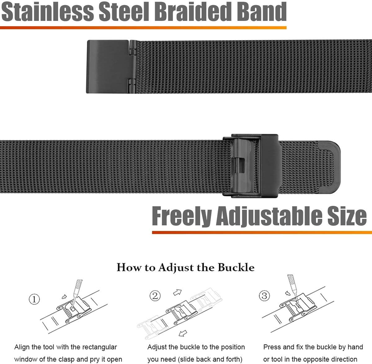 CKE Mens Watch Ultra -Thin Minimalist Fashion Waterproof Wrist Watches for Men with Stainless Steel Mesh Band - Image 4