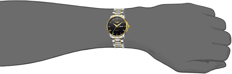 CROWNQIN Fashion Mens Watch Classic Business Wrist Watches with Stainless Steel Waterproof Quartz Watch for Men Auto Date - Image 8