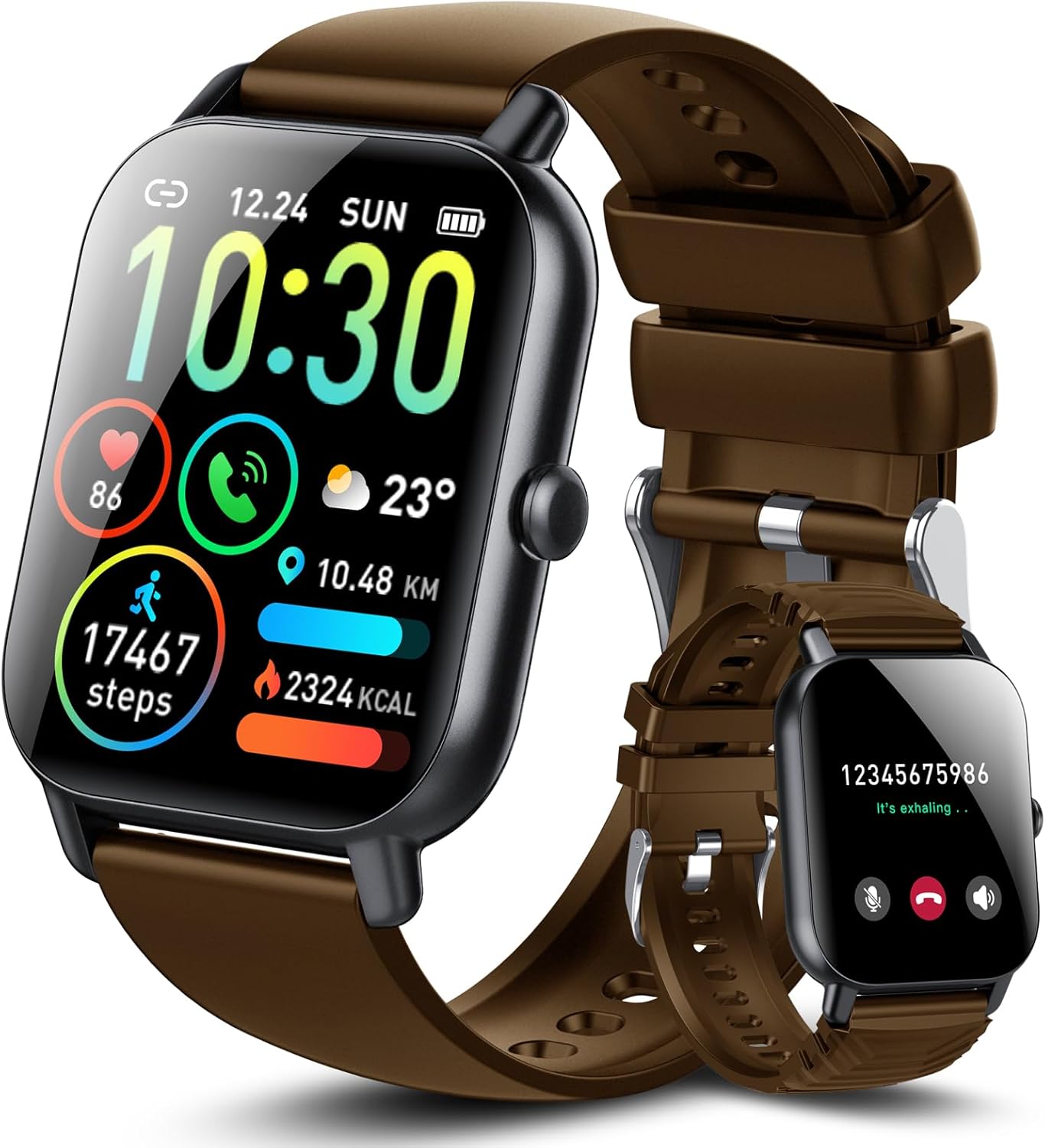 Ddidbi Smart Watch for Men Women(Answer\/Make Calls), 1.85" HD Touch Screen Fitness Watch with Sleep Heart Rate Monitor, 112 Sports Modes, IP68 Waterproof Activity Trackers Compatible with Android iOS - Image 11