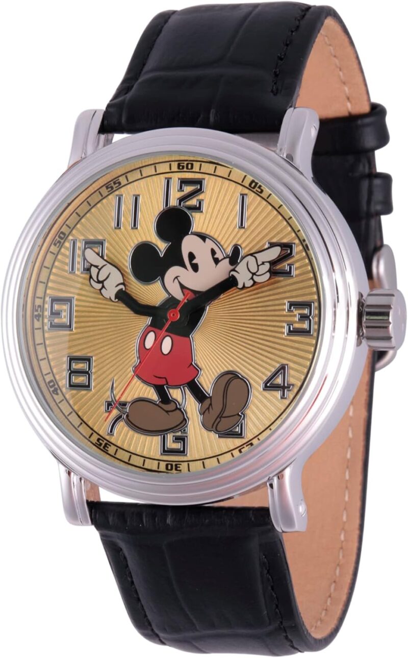 Disney Mickey Mouse Adult Vintage Articulating Hands Analog Quartz Watch - Image 14