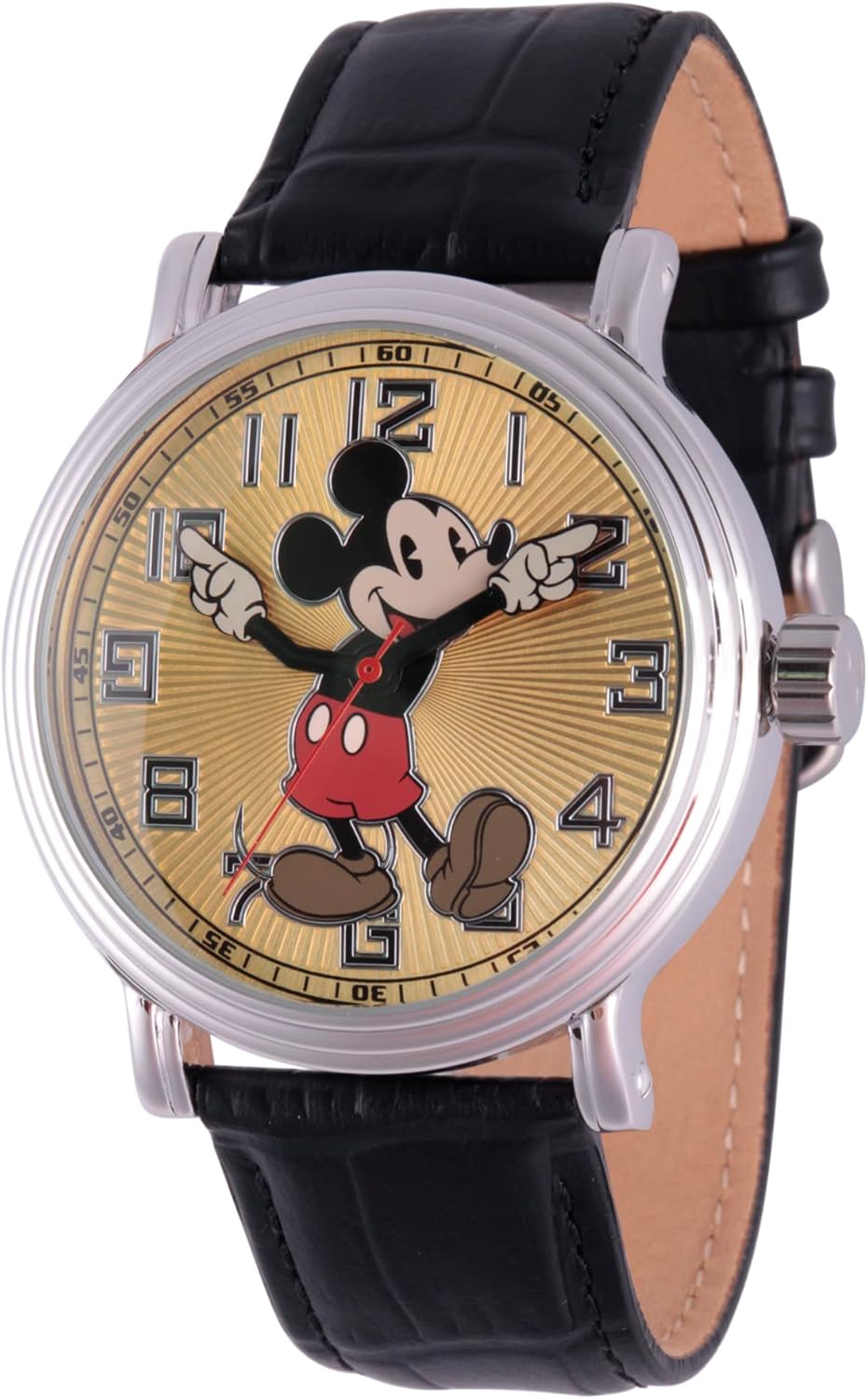 Disney Mickey Mouse Adult Vintage Articulating Hands Analog Quartz Watch - Image 14