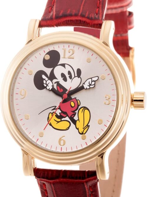Disney Mickey Mouse Adult Vintage Articulating Hands Analog Quartz Watch
