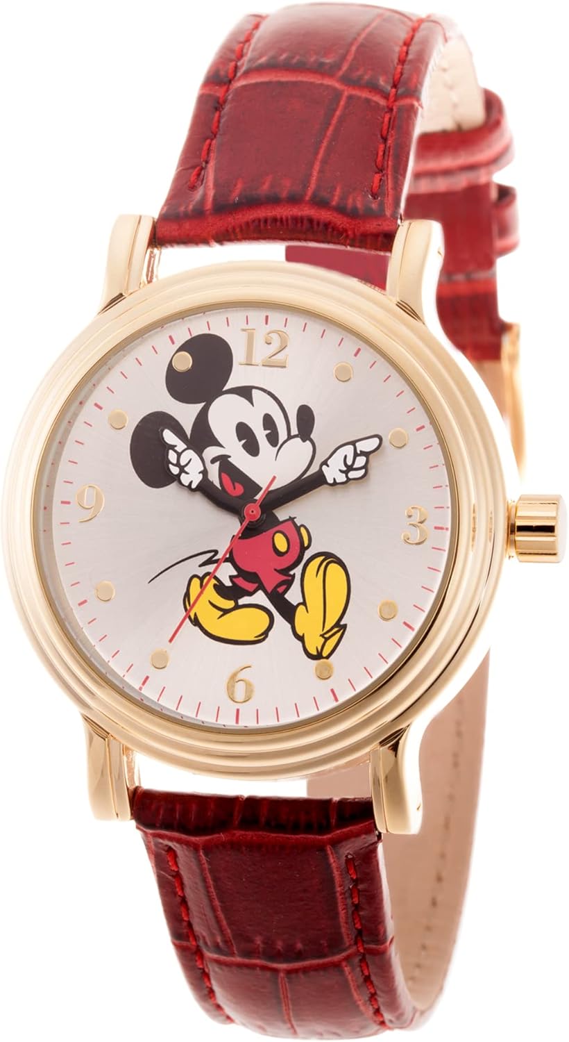 Disney Mickey Mouse Adult Vintage Articulating Hands Analog Quartz Watch