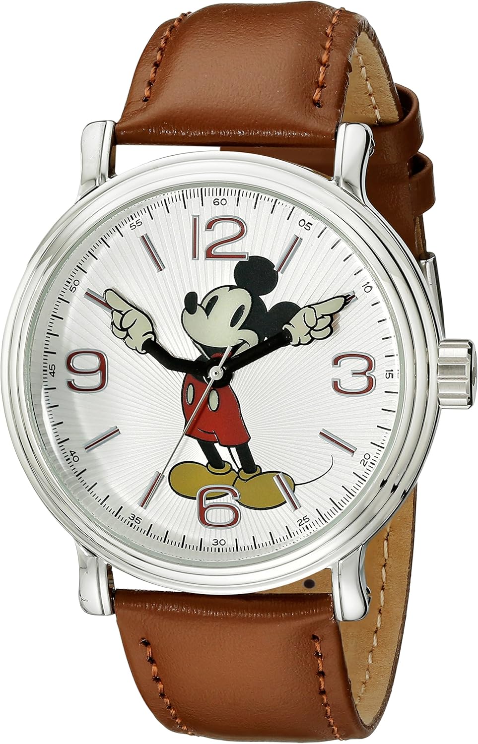 Disney Mickey Mouse Adult Vintage Articulating Hands Analog Quartz Watch - Image 9