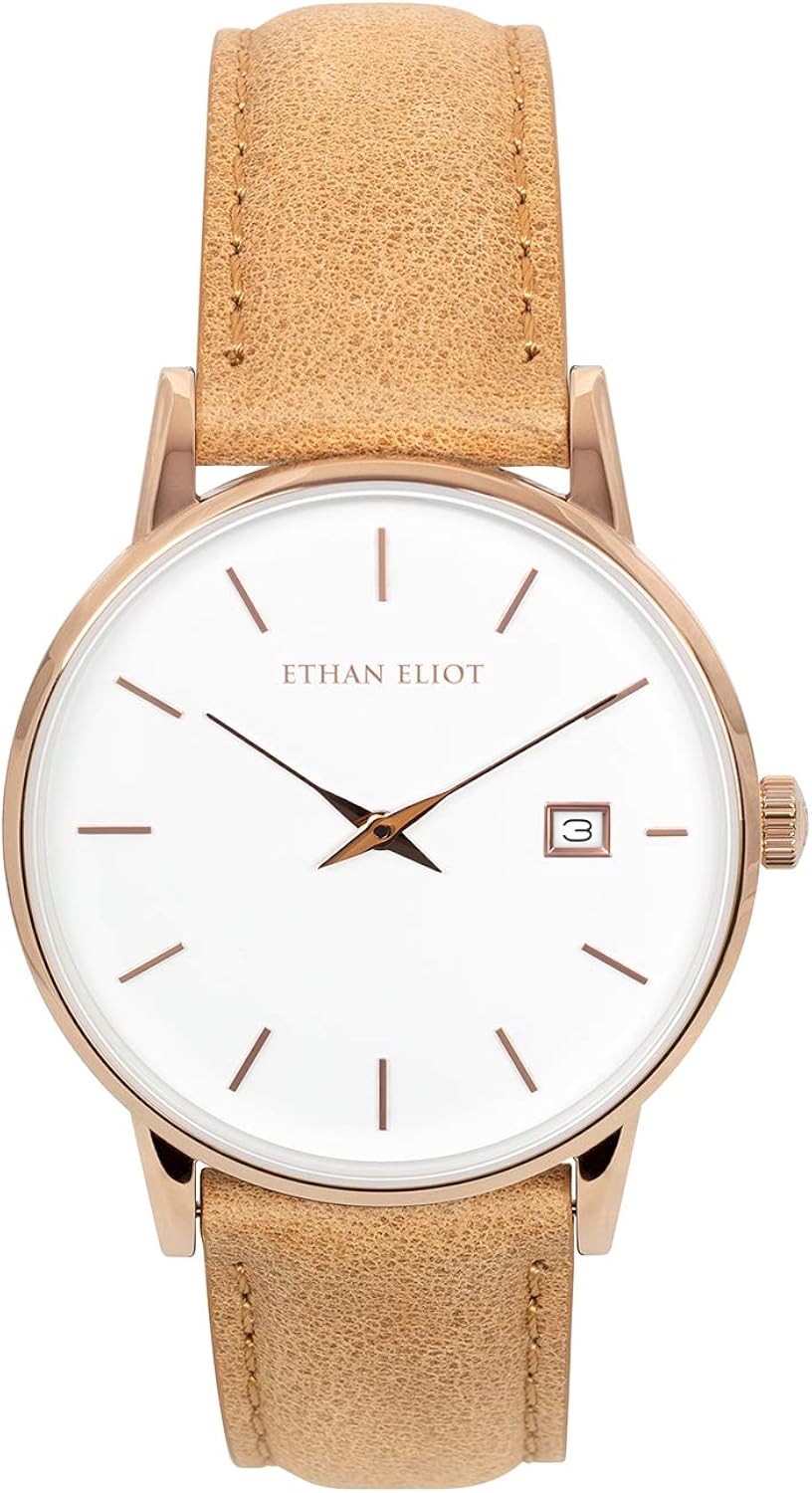 Ethan Eliot Classic Womens Watches, 36mm Watches for Women with Date, 5ATM Water Resistant Watches - Image 9