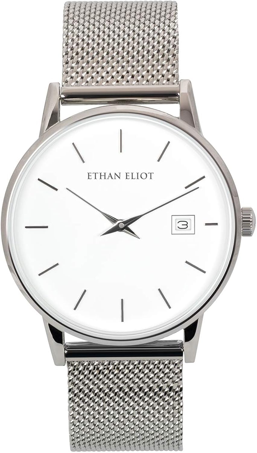 Ethan Eliot Classic Womens Watches, 36mm Watches for Women with Date, 5ATM Water Resistant Watches - Image 4
