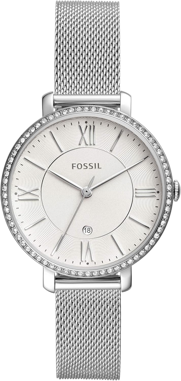 Fossil Jacqueline Women's Watch with Stainless Steel or Leather Band, Analog Watch Display - Image 23