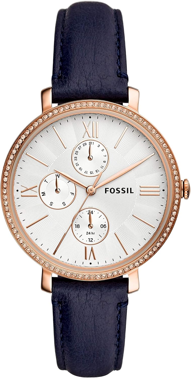 Fossil Jacqueline Women's Watch with Stainless Steel or Leather Band, Analog Watch Display - Image 13
