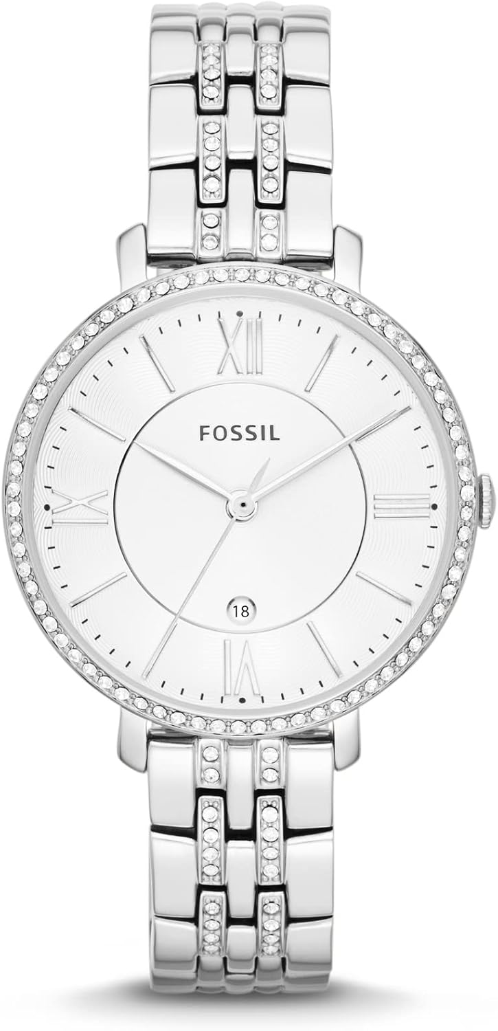 Fossil Jacqueline Women's Watch with Stainless Steel or Leather Band, Analog Watch Display - Image 28