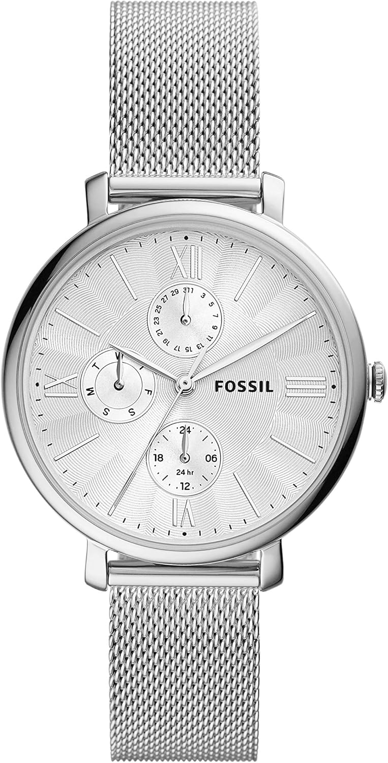 Fossil Jacqueline Women's Watch with Stainless Steel or Leather Band, Analog Watch Display - Image 15