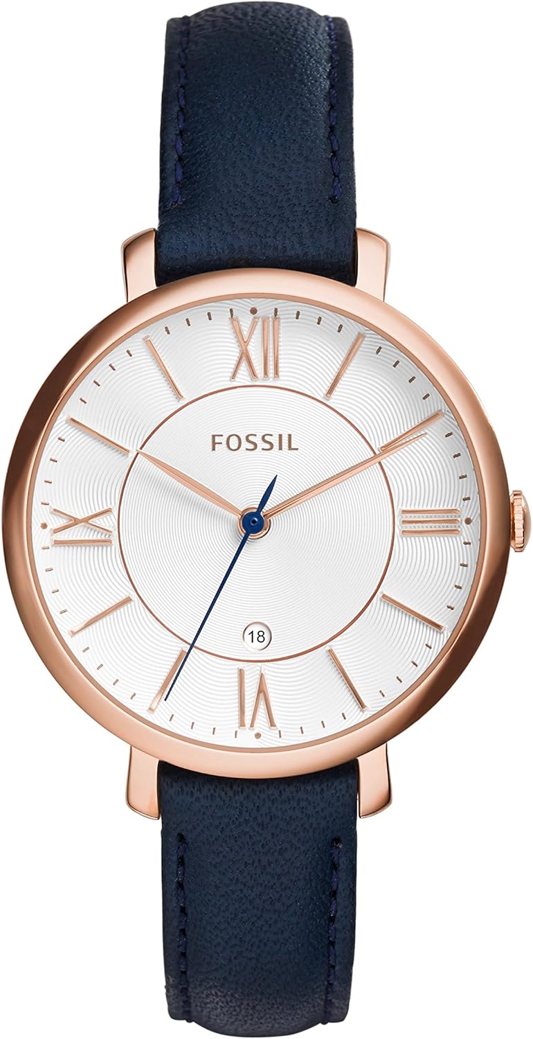 Fossil Jacqueline Women's Watch with Stainless Steel or Leather Band, Analog Watch Display - Image 10