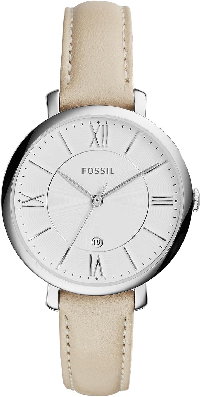 Fossil Jacqueline Women's Watch with Stainless Steel or Leather Band, Analog Watch Display - Image 16