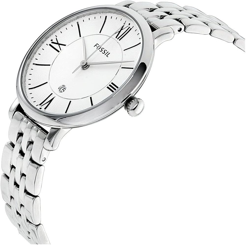 Fossil Jacqueline Women's Watch with Stainless Steel or Leather Band, Analog Watch Display - Image 4