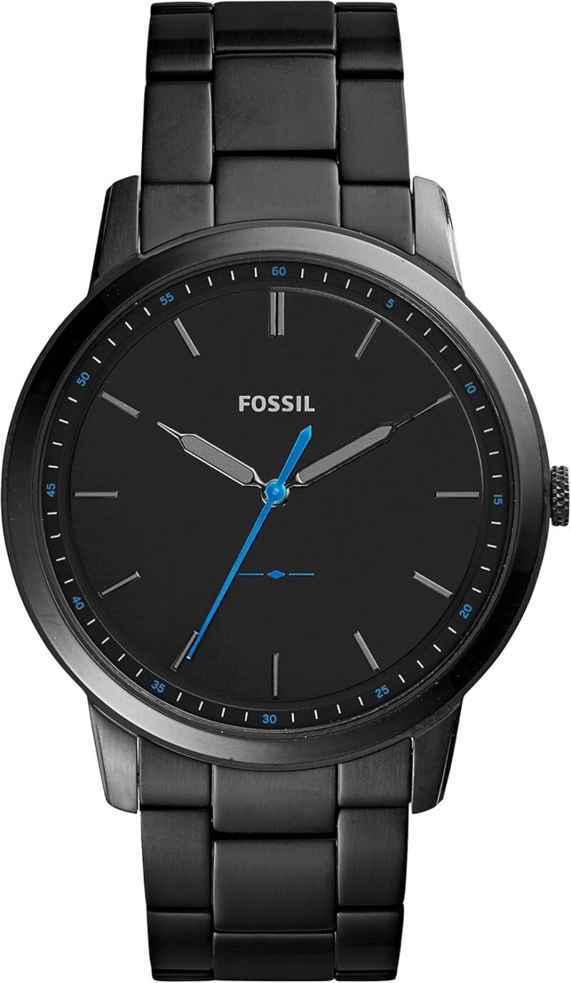 Fossil Minimalist Men's Watch with Leather or Stainless Steel Band, Chronograph or Analog Watch Display with Slim Case Design - Image 17