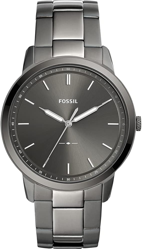 Fossil Minimalist Men's Watch with Leather or Stainless Steel Band, Chronograph or Analog Watch Display with Slim Case Design - Image 19