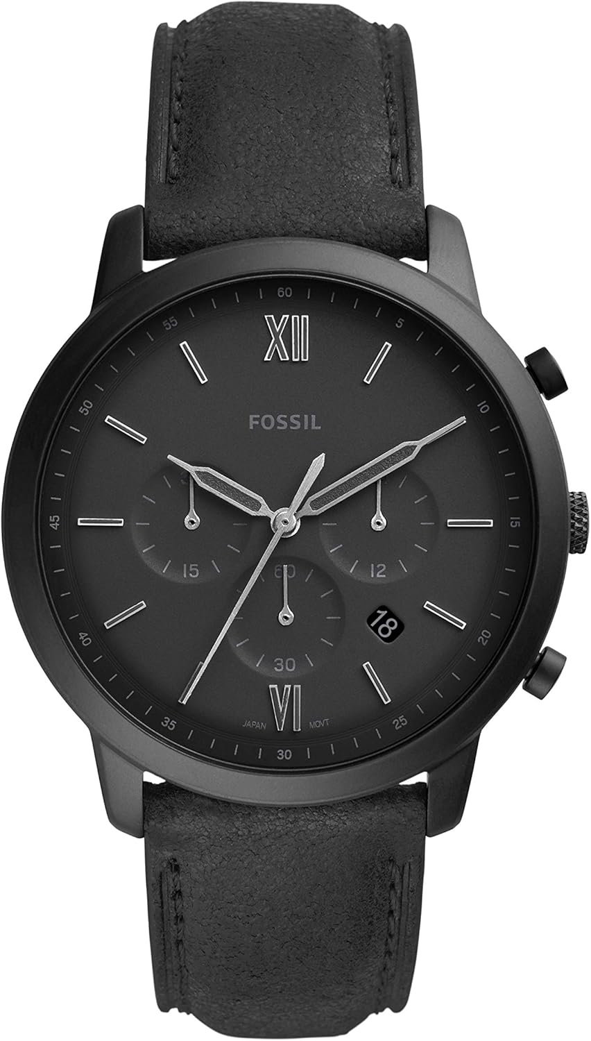Fossil Neutra Men's Chronograph Watch with Stainless Steel Bracelet or Genuine Leather Band - Image 11