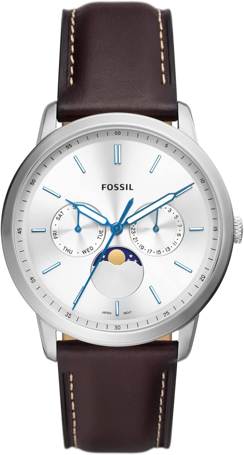 Fossil Neutra Men's Chronograph Watch with Stainless Steel Bracelet or Genuine Leather Band - Image 8