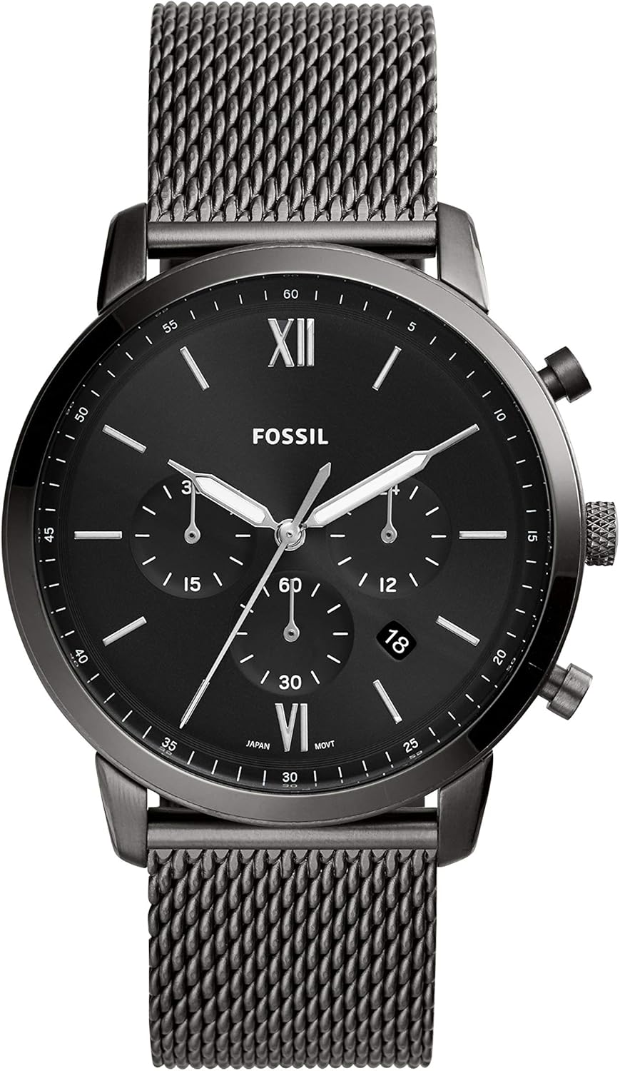 Fossil Neutra Men's Chronograph Watch with Stainless Steel Bracelet or Genuine Leather Band - Image 9