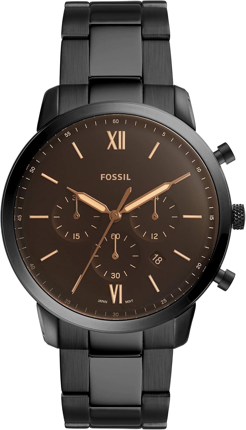 Fossil Neutra Men's Chronograph Watch with Stainless Steel Bracelet or Genuine Leather Band - Image 14
