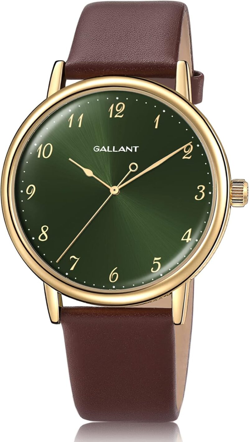 Gallant Men's Watch Classic Dress Watches with Leather Strap Meca-Quartz Watch for Men 5ATM Waterproof Luxury Vintage Minimalist Casual Wristwatch 41mm - Image 10