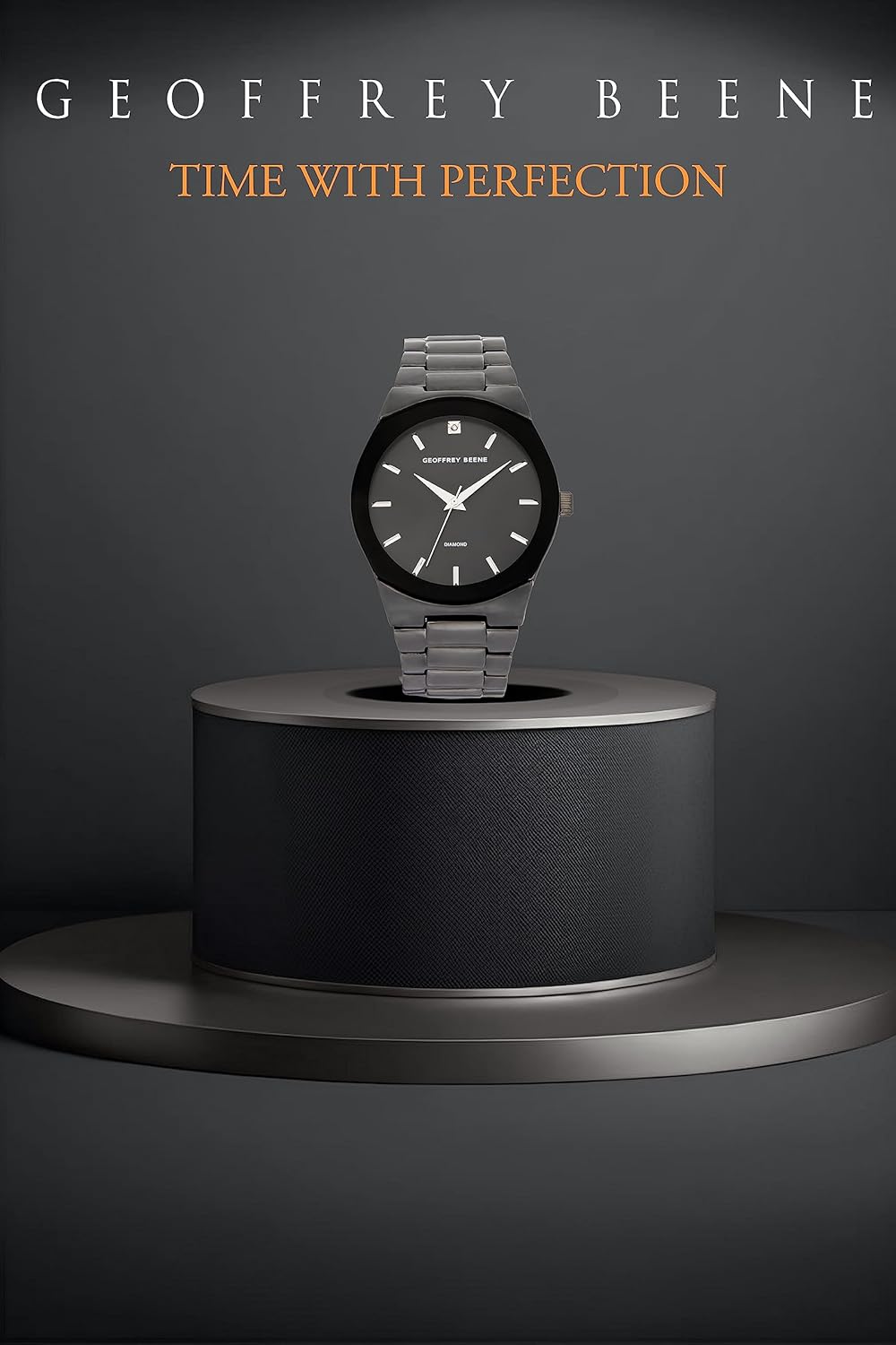 Geoffrey Beene Mens Watch - Stainless Steel Quartz Movement Analog Watch for Men, Gift for Men, Formal or Business Casual Minimalist Wrist Watches 42mm\u2026 - Image 4